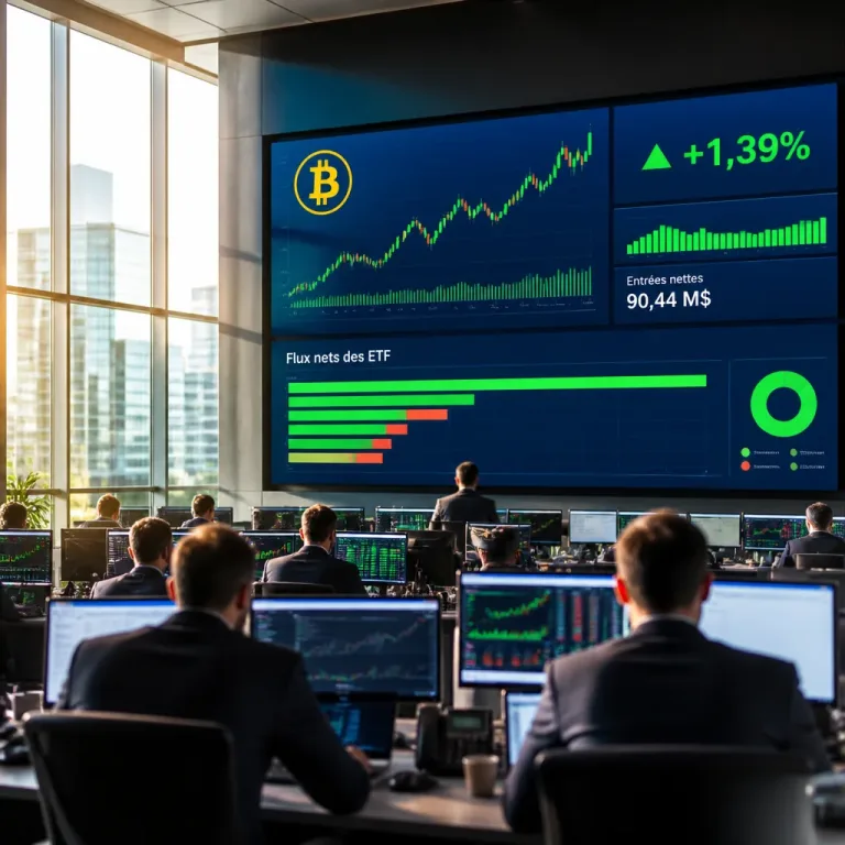Afflux massif vers les ETF Bitcoin : BlackRock capte 86,83 M$ et relance la dynamique
