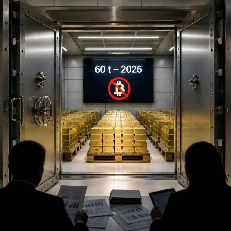La Chine accumule 60 tonnes d’or en 2026 et n’intègre pas le Bitcoin à ses réserves