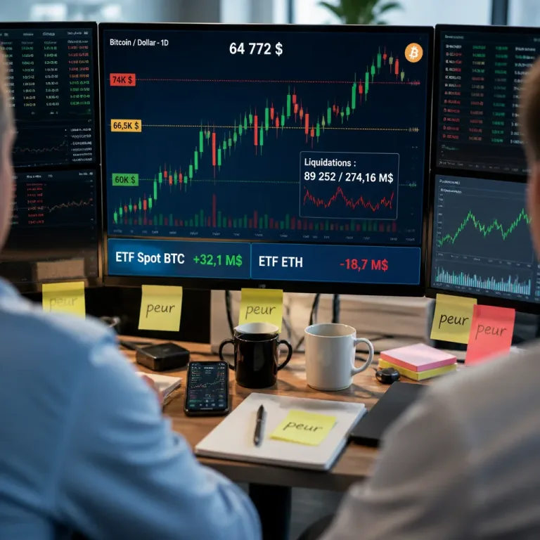 Bitcoin progresse, les ETF au comptant reprennent des flux nets tandis que les marchés restent nerveux