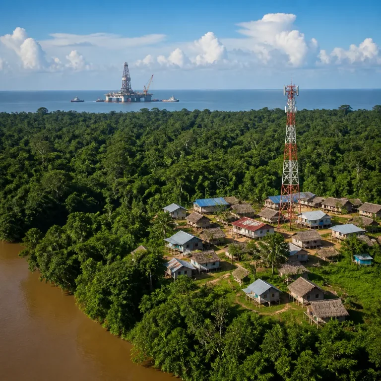 Au Guyana, la croissance pétrolière bute sur la fracture numérique des régions autochtones