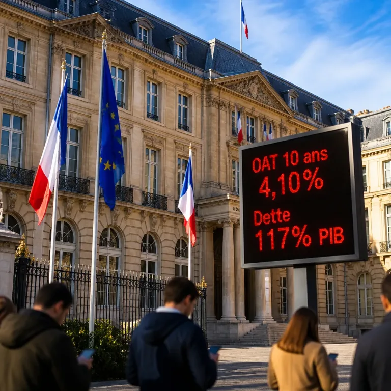 Le rendement de l’OAT 10 ans atteint 4,10 % : tensions sur le financement de la dette française