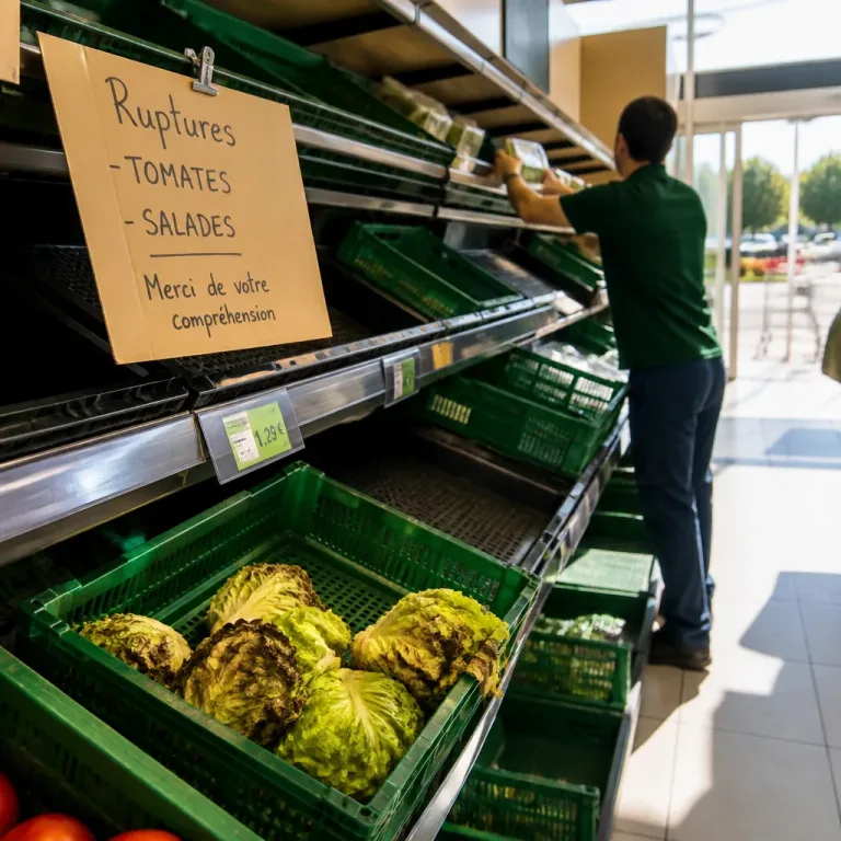 Chaud et sec : salades et tomates manquent et font grimper les prix en rayon