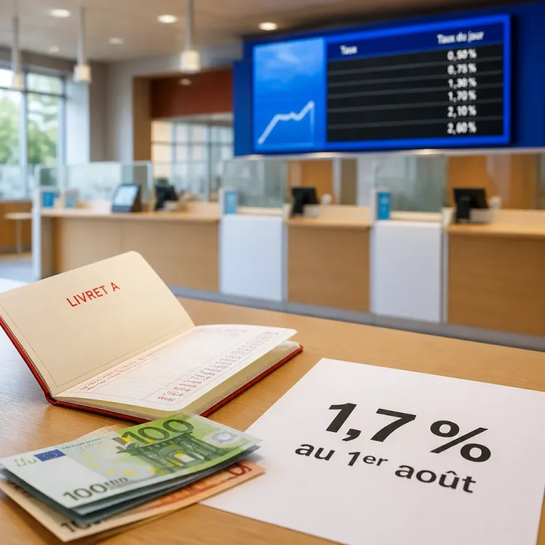 Le taux du Livret A remonte à 1,7 % au 1er août : une hausse symbolique face à l'inflation