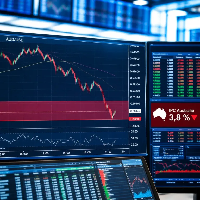 L'inflation australienne sous les attentes fait chuter l'AUD face au dollar
