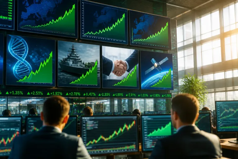 Semaine boursière: l’Europe en tête, biotechs, défense et M&A mènent le bal