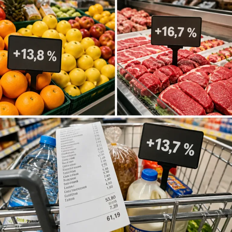 L'inflation recule légèrement en juillet à 5,1% mais l'alimentation reste le principal moteur