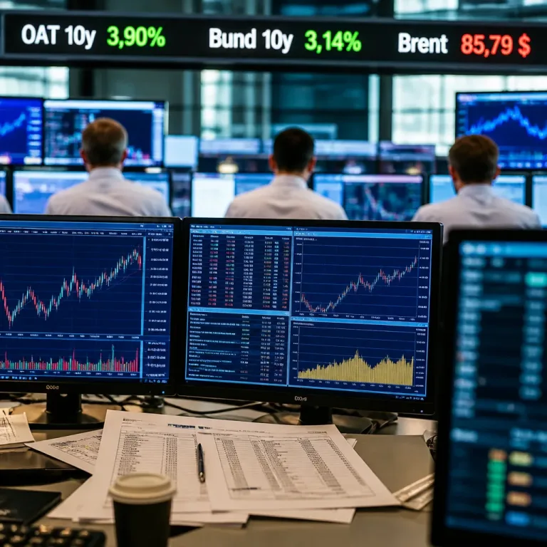 Les taux européens reculent tandis que le pétrole retombe, soulageant les craintes d'inflation
