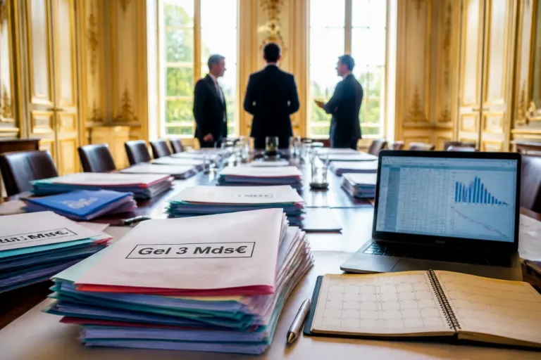 Le gouvernement gèle 3 milliards d'euros pour l'État et la Sécurité sociale, l'objectif de 5% de déficit jugé difficile