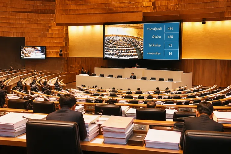 La Chambre thaïlandaise adopte en première lecture un budget 2027 de 3 788 Md de bahts pour stimuler la croissance