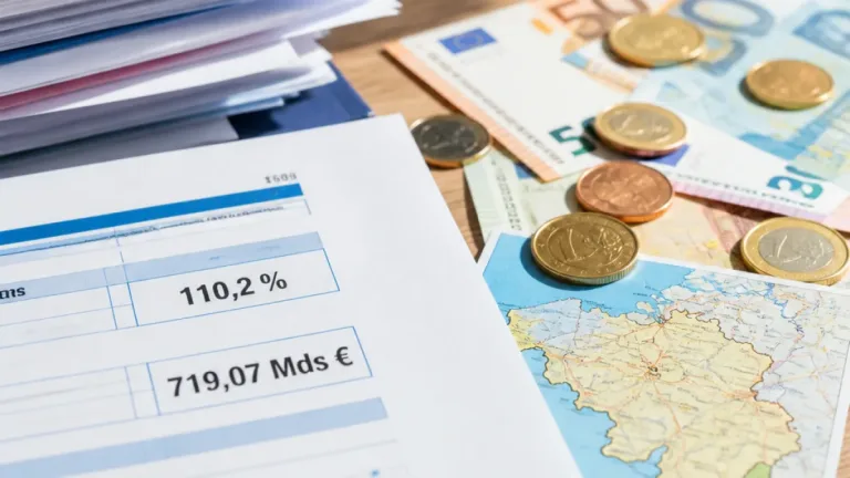 La dette publique belge atteint 110,2 % du PIB, quatrième ratio le plus élevé de la zone euro