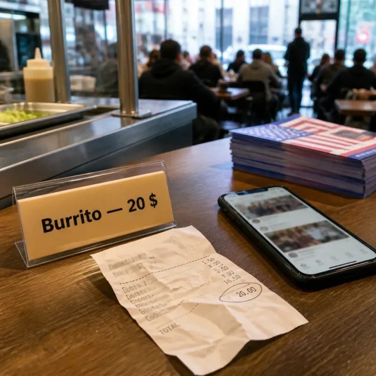 Le prix d’un burrito cristallise le débat sur le pouvoir d’achat et divise le camp républicain