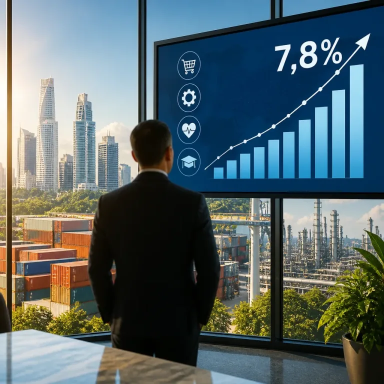 L’Inde maintient une dynamique forte : croissance à 7,8% au deuxième trimestre