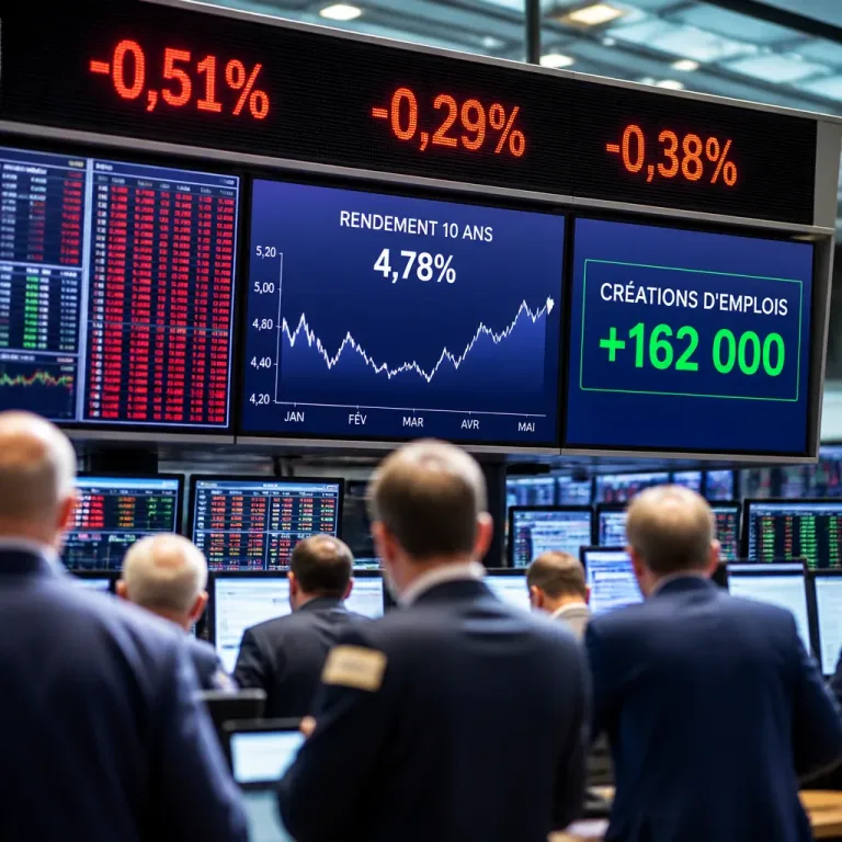 Les créations d'emplois américaines rebondissent : Wall Street rechute et la Fed pressée d'agir