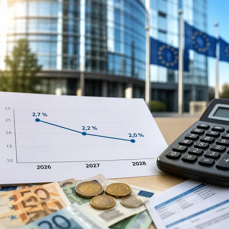 La BCE : les attentes d'inflation stables, un retour progressif vers 2 % d'ici 2028