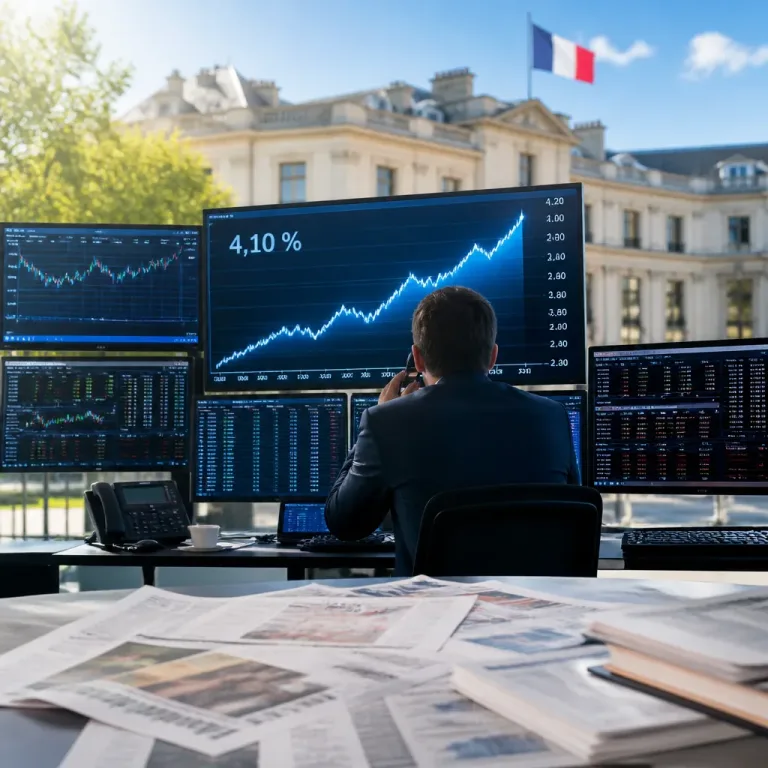Le taux à 10 ans de la France grimpe à 4,10 %, plus haut depuis 2008
