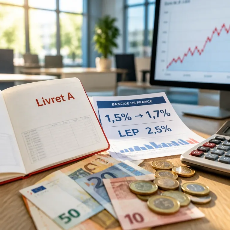 Le Livret A pourrait passer à 1,7 % au 1er août, la Banque de France motive sa proposition