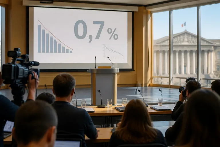 La croissance française 2026 revue à la baisse à 0,7 % par le gouvernement