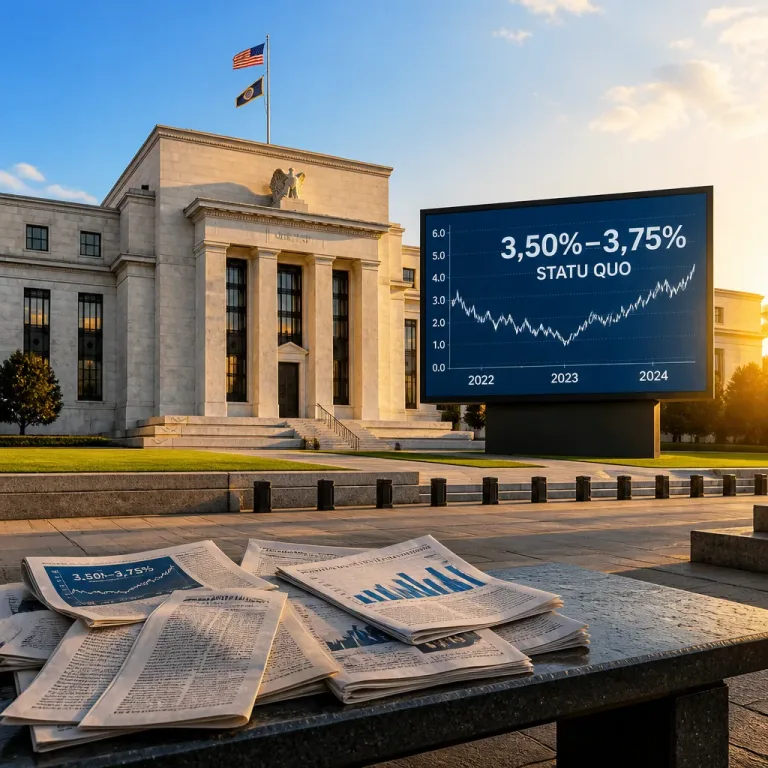 La Fed temporise : taux maintenus entre 3,50% et 3,75% malgré l’inflation persistante