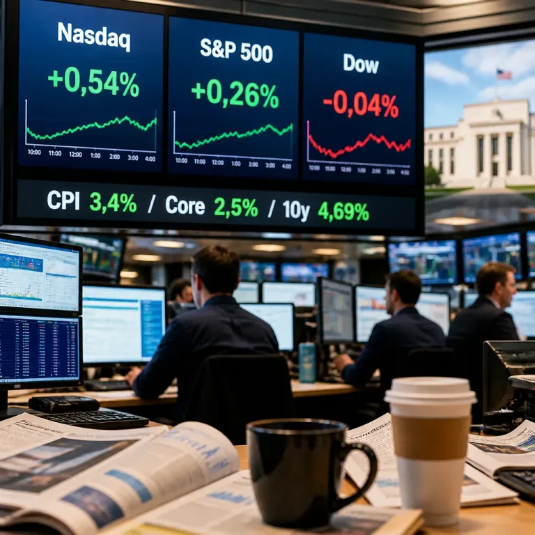 Inflation américaine en ralentissement : Wall Street gagne du terrain, la Fed garde de la marge de manœuvre