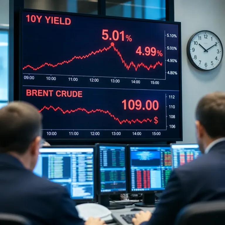 Le rendement des emprunts américains à 10 ans franchit brièvement 5 %, signal d'alerte pour les marchés