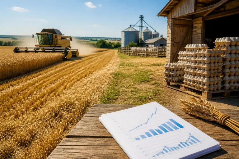 La production agricole française rebondit en 2025 mais reste en deçà du niveau d’avant‑crise
