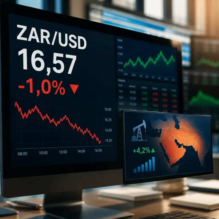 Le rand recule avant les chiffres d'inflation et la réunion serrée de la banque centrale sud-africaine