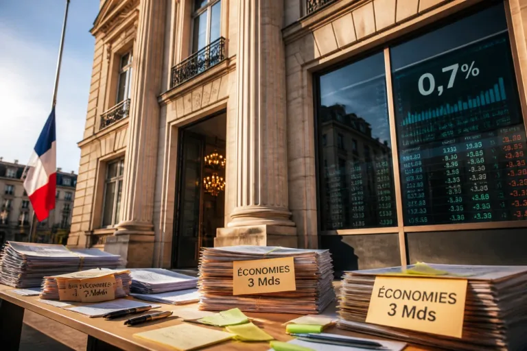 La croissance 2026 révisée à 0,7% : le gouvernement serre la vis budgétaire malgré un déficit sous tension
