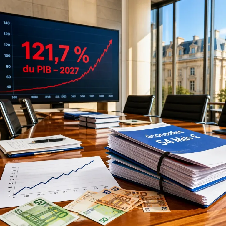 La dette publique de la France franchit un nouveau pic annoncé : 121,7 % du PIB en 2027