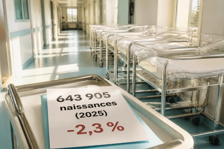 Le nombre de naissances en France poursuit sa chute en 2025, selon l'Insee