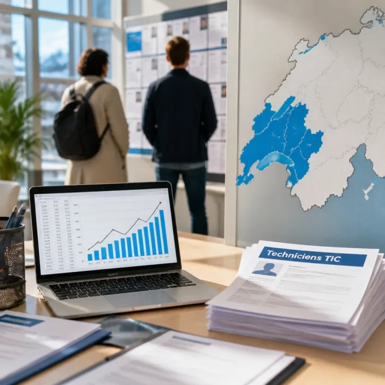 Le chômage dans les métiers IT suisses augmente au premier semestre 2026, surtout chez les techniciens et en Région lémanique