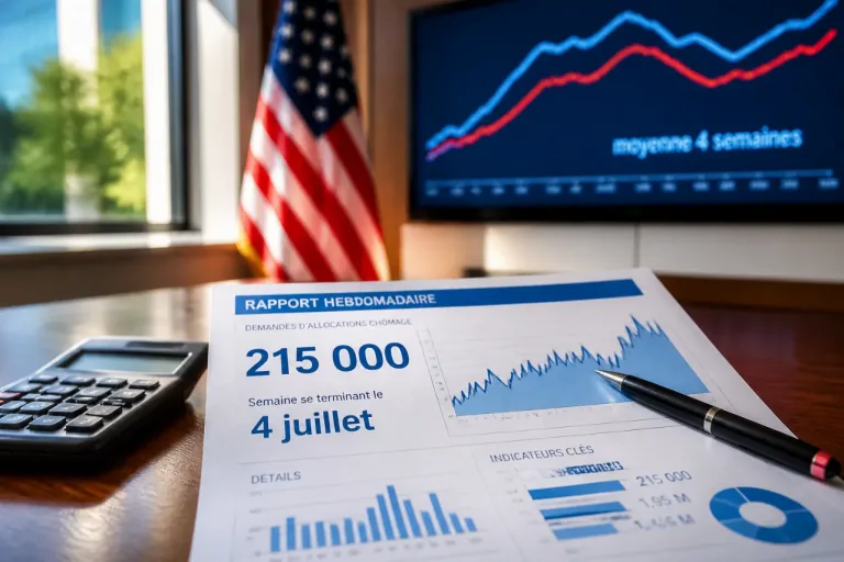 Les demandes d'allocations chômage aux États-Unis reculent à 215 000, signe de résilience du marché du travail