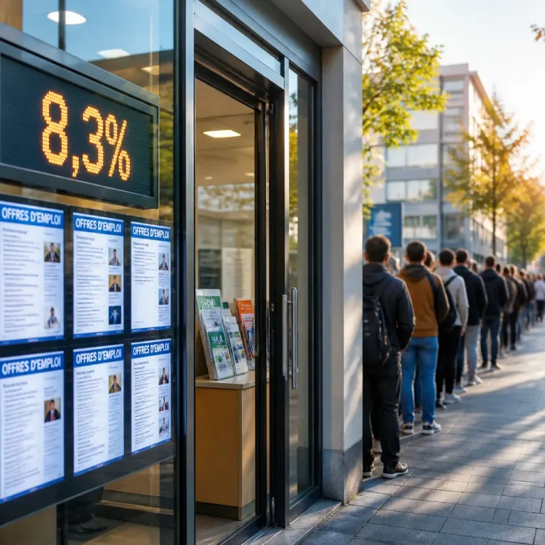 Le chômage remonte à 8,3% au 2e trimestre, son plus haut niveau depuis l'automne 2020