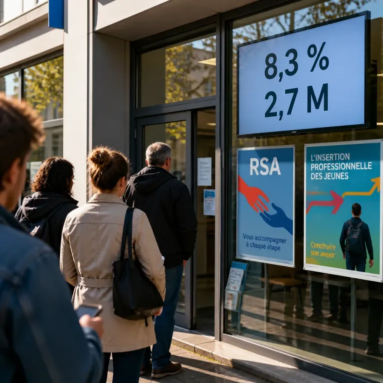 Le chômage repart : la France à 8,3 % et 2,7 millions de demandeurs d'emploi