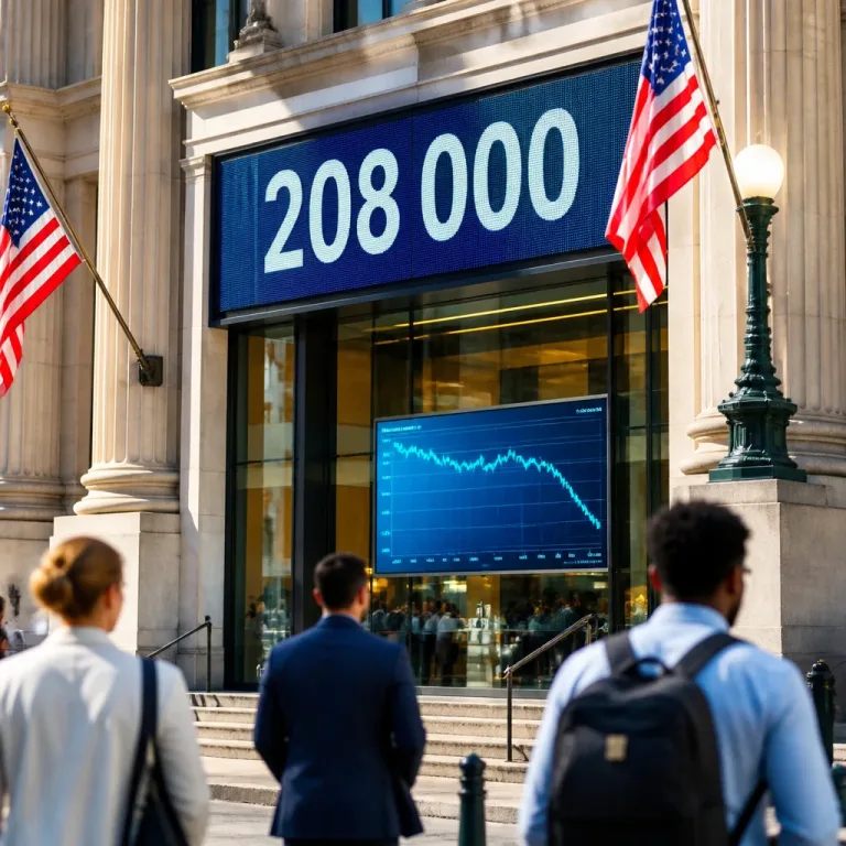Les inscriptions au chômage aux États-Unis passent sous les 210 000, signe de stabilité du marché du travail