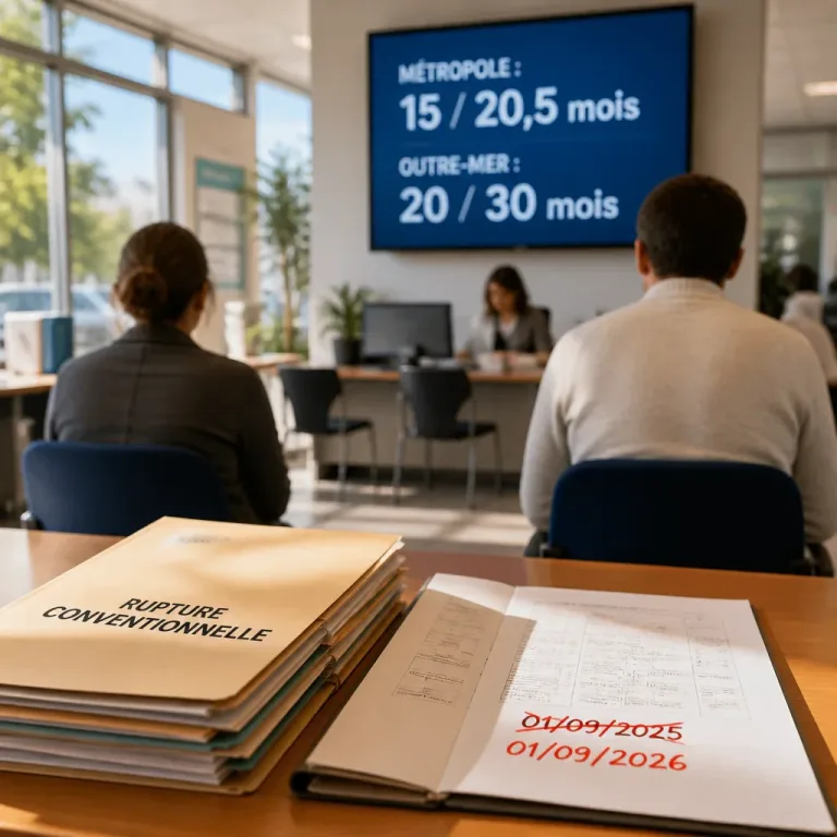 Durée d'indemnisation après rupture conventionnelle réduite dès le 1er septembre 2026