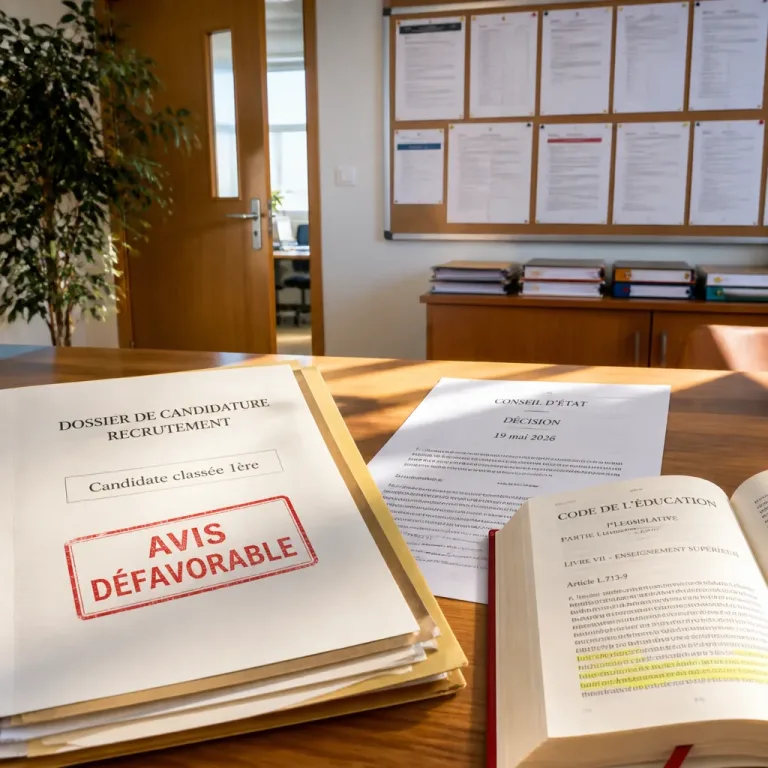 Le Conseil d'État limite l'avis défavorable du directeur d'IUT sur un recrutement universitaire