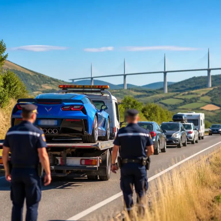 Un automobiliste contrôlé à 156 km/h sur une RD limitée à 90 : permis retiré et voiture en fourrière