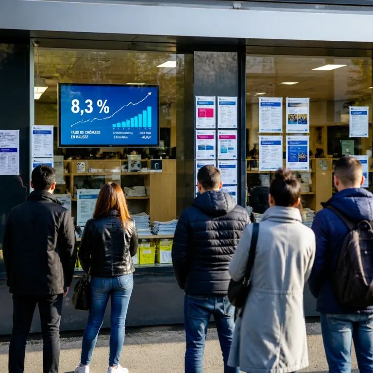 Le chômage remonte à 8,3 % : une détérioration généralisée du marché du travail