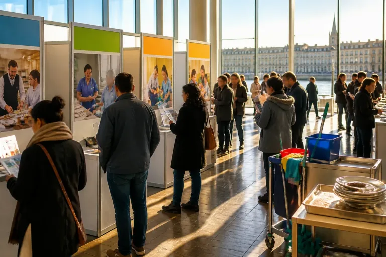 Bordeaux : près de 47 200 projets de recrutement en 2026, la tension se concentre sur les métiers de service