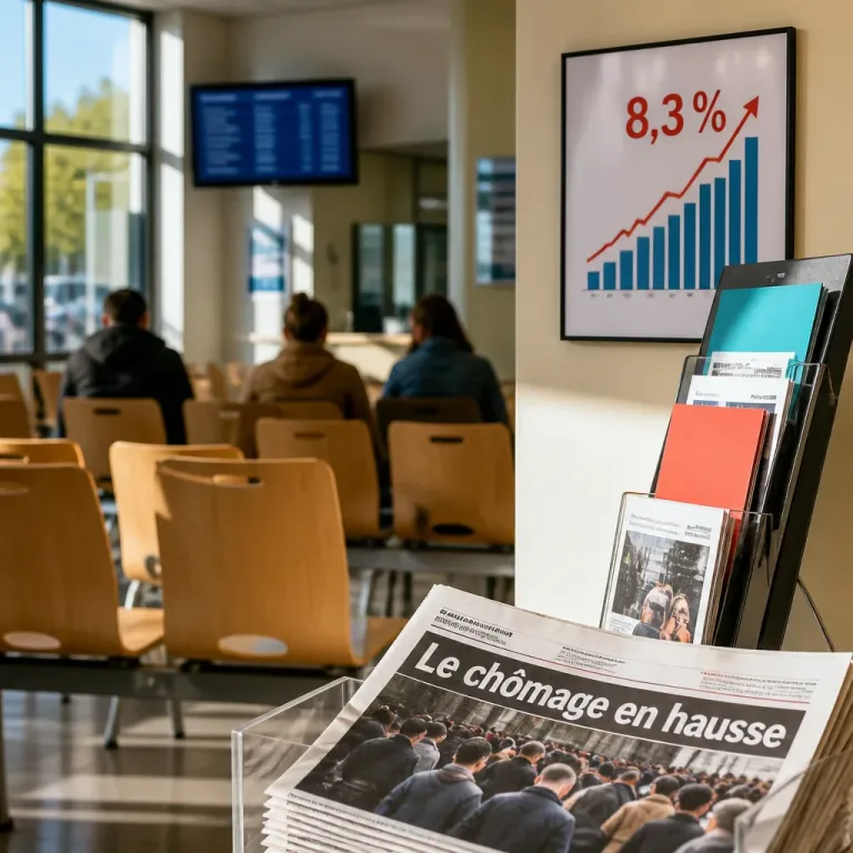 Le chômage repasse à 8,3 % au deuxième trimestre 2026, plus haut depuis 2020
