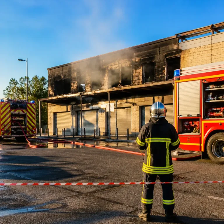 Incendie à Pinsaguel : trois commerces fermés, 19 salariés en chômage technique