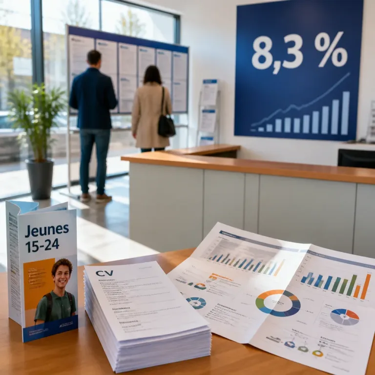 Le taux de chômage remonte à 8,3% : six trimestres de hausse et 2,7 millions de demandeurs d’emploi