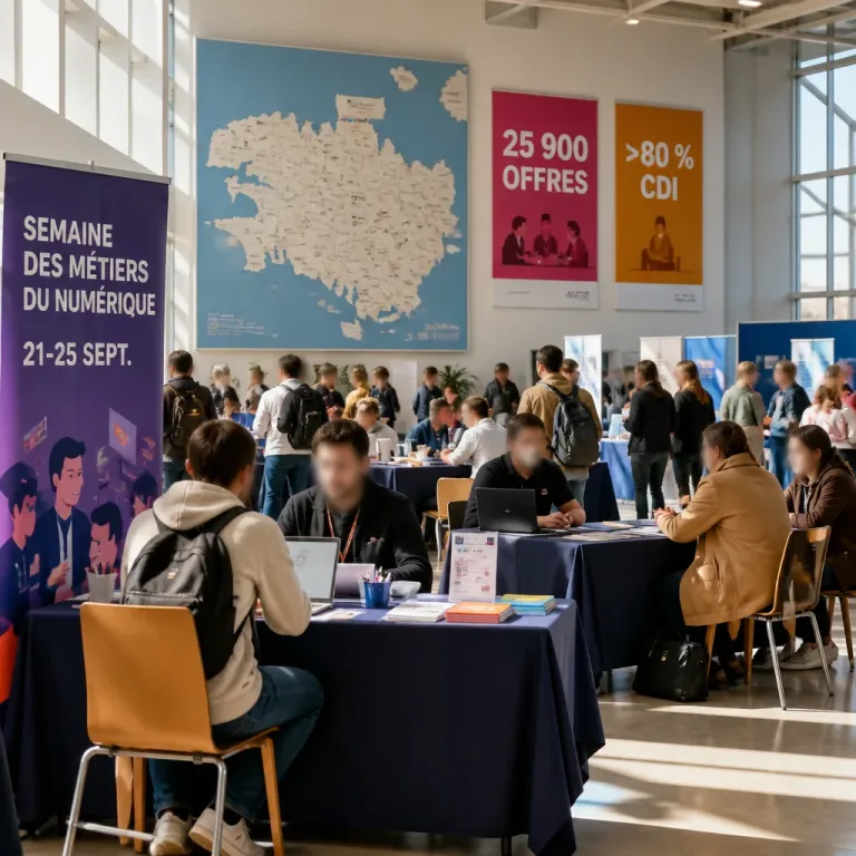 Le numérique recrute en Bretagne : plus de 25 900 offres et 70 événements pour attirer les talents