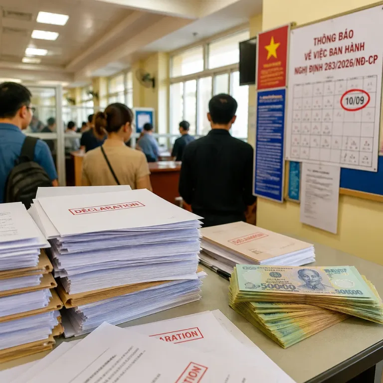 Sanctions renforcées au Vietnam : amende jusqu’à 2 millions de dongs pour non‑déclaration d’une retraite en percevant le chômage