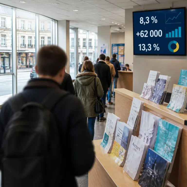 Le chômage repart : 8,3 % de la population active au deuxième trimestre 2026