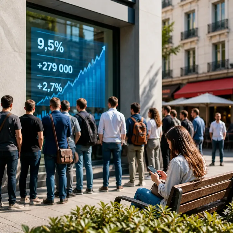 Chômage au Maroc : le taux strict tombe à 9,5% au T2, l’emploi progresse de 2,7%