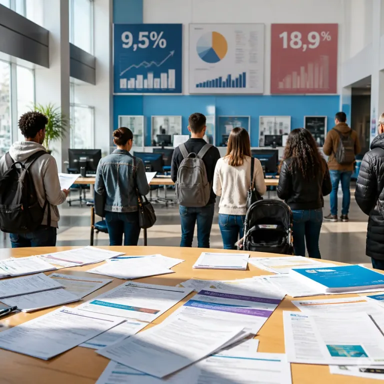 Le chômage officiel recule à 9,5% mais le marché du travail reste largement sous‑utilisé