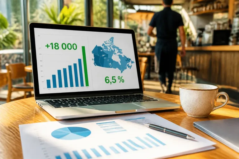 Le chômage recule légèrement au Canada : +18 000 emplois en juin, taux à 6,5 %