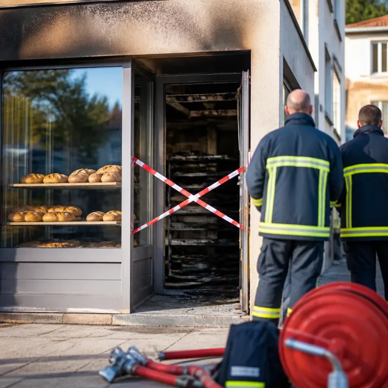 Incendie à La Barre‑de‑Monts : trois salariés en chômage technique, la boulangerie hors service