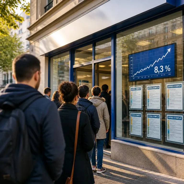 Le chômage repart à la hausse : sixième trimestre consécutif, le taux remonte à 8,3 %